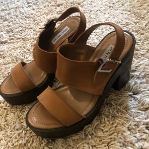 Steve Madden Chunky Platform Heeled Sandals